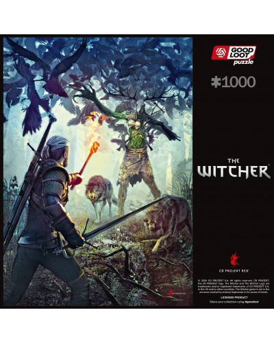 Puzzle Gaming The Witcher (Wiedźmin) Leshen 1000 elementów
