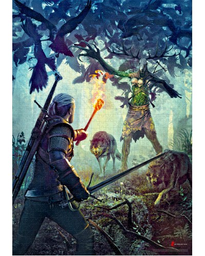 Puzzle Gaming The Witcher (Wiedźmin) Leshen 1000 elementów
