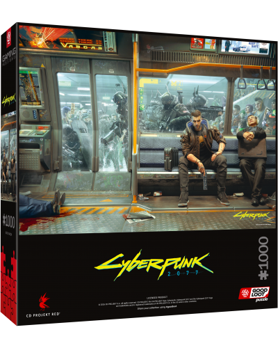 Puzzle Gaming Cyberpunk 2077 Metro 1000 elementów