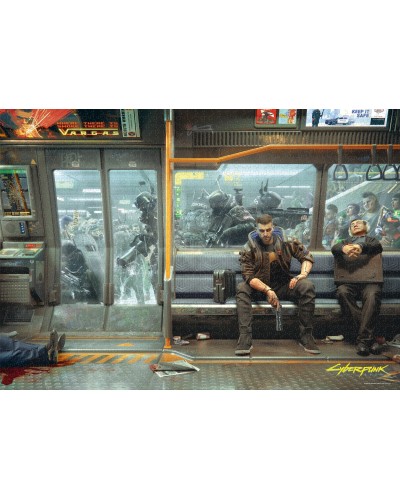 Puzzle Gaming Cyberpunk 2077 Metro 1000 elementów