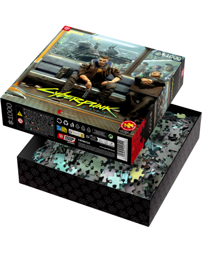 Puzzle Gaming Cyberpunk 2077 Metro 1000 elementów