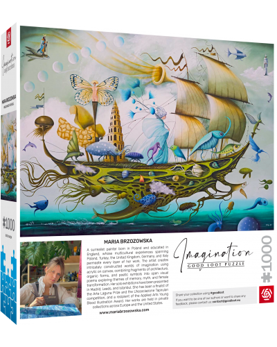 Puzzle Imagination Maria Brzozowska Marzanna's Farewell 1000 elementów