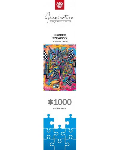 Puzzle Imagination Nikodem Szewczyk Krabonszcz I'm really trying 1000 elementów Puzzle Imagination Nikodem Szewczyk Krabonszcz I'm really trying 1000 elementów