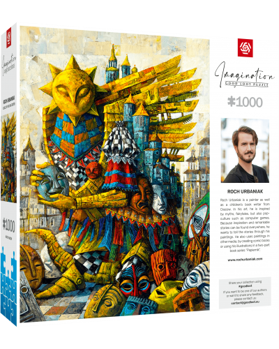 Puzzle Imagination Roch Urbaniak Gezelth Słoneczny Błazen / Gezeleth The Sun Jester 1000 elementów