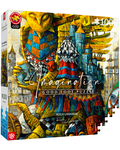 Puzzle Imagination Roch Urbaniak Gezelth Słoneczny Błazen / Gezeleth The Sun Jester 1000 elementów