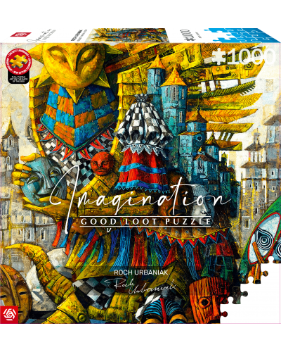 Puzzle Imagination Roch Urbaniak Gezelth Słoneczny Błazen / Gezeleth The Sun Jester 1000 elementów