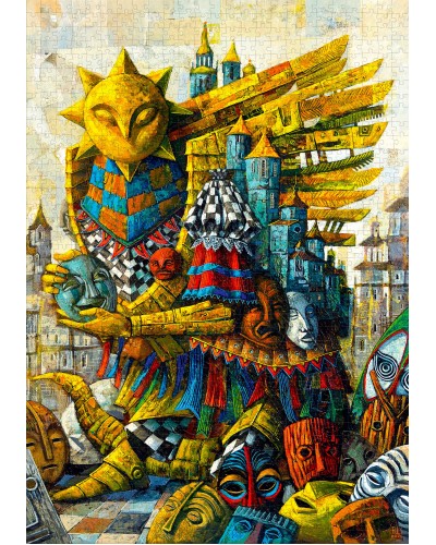 Puzzle Imagination Roch Urbaniak Gezelth Słoneczny Błazen / Gezeleth The Sun Jester 1000 elementów