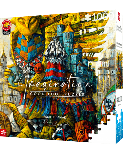 Puzzle Imagination Roch Urbaniak Gezelth Słoneczny Błazen / Gezeleth The Sun Jester 1000 elementów