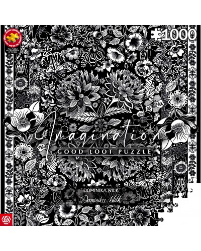 Puzzle Imagination Dominika Wilk Monochrome Eden 1000 elementów