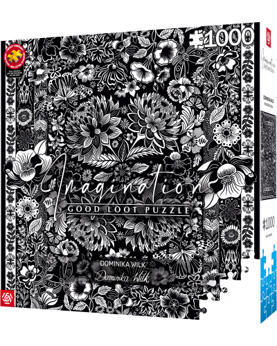 Puzzle Imagination Dominika Wilk Monochrome Eden 1000 elementów