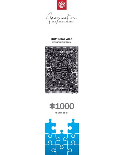 Puzzle Imagination Dominika Wilk Monochrome Eden 1000 elementów
