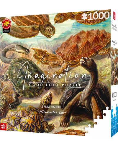 Puzzle Imagination Ernst Haeckel Chelonia / Żółwie morskie 1000 elementów Puzzle Imagination Ernst Haeckel Chelonia / Żółwie morskie 1000 elementów