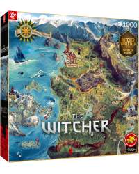Puzzle Gaming The Witcher (Wiedźmin) The Northern Realms Map 1000 elementów