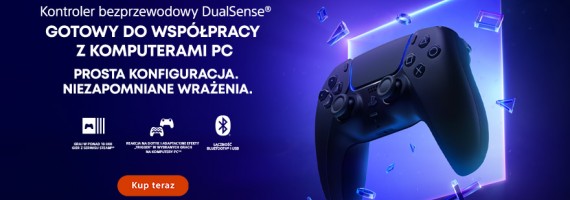 Jak nowy pad DualSense zmienia granie na komputerze? Sony DualSense Wireless Controller Midnight Black