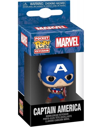 Brelok 3D Funko Marvel NC Captain America