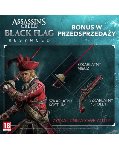 Assassin's Creed Black Flag Resynced PS5 + Bonus premierowy