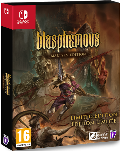 Blasphemous Martyr's Limited Edition Nintendo Switch