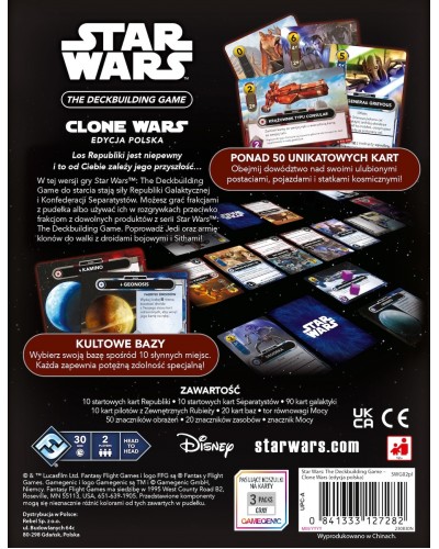 Star Wars The Deckbuilding Game Clone Wars (edycja polska)
