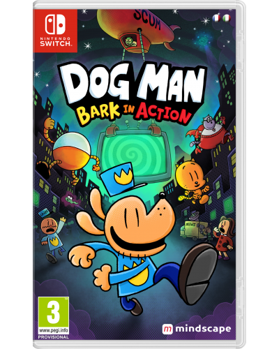 Dog Man Bark in Action Nintendo Switch