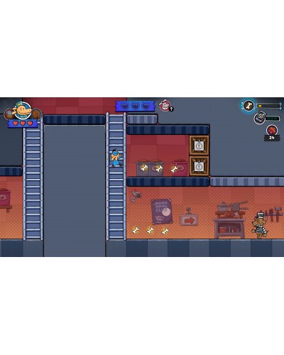 Dog Man Bark in Action Nintendo Switch