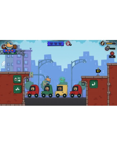 Dog Man Bark in Action Nintendo Switch
