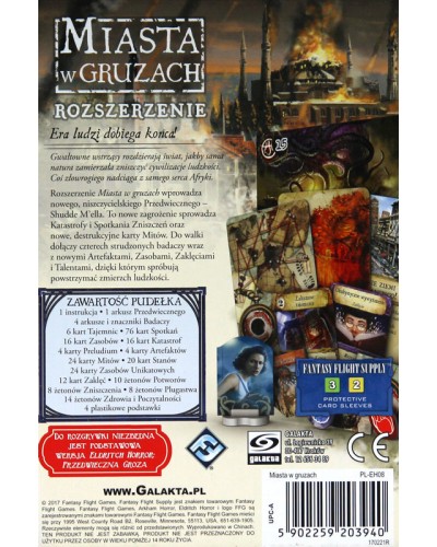 Eldritch Horror Przedwieczna groza Miasta w gruzach 