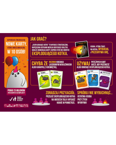 Eksplodujące Kotki Imprezka (cicha wersja) + Gratis!