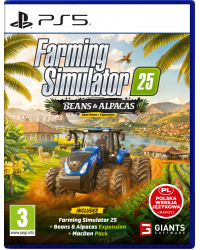 Farming Simulator 25 Beans & Alpacas Edition PS5 + Bonus premierowy Farming Simulator 25 Beans & Alpacas Edition PS5 + Bonus premierowy