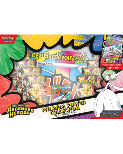 Pokémon TCG Mega Evolution - Ascended Heroes - Premium Poster Collection - Mega Gardevoir (6) 
