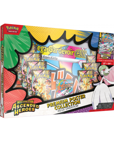 Pokémon TCG Mega Evolution - Ascended Heroes - Premium Poster Collection - Mega Gardevoir (6) 