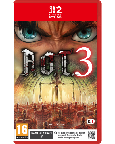 Attack on Titan 3 Steelbook Launch Edition Nintendo Switch 2