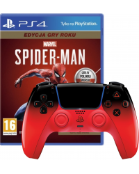 Marvel's Spider-Man GOTY PS4 + Kontroler DualSense Techno Red *ZESTAW* Marvel's Spider-Man GOTY PS4 + Kontroler DualSense Techno Red *ZESTAW*