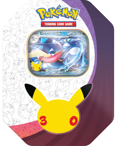 Pokémon TCG 30th Celebration - Tin - Greninja ex Pokémon TCG 30th Celebration - Tin - Greninja ex