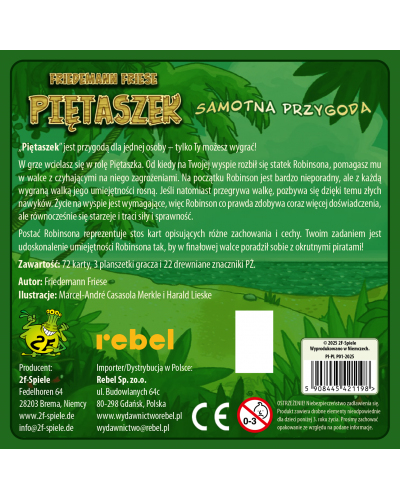 Piętaszek Gra Karciana 