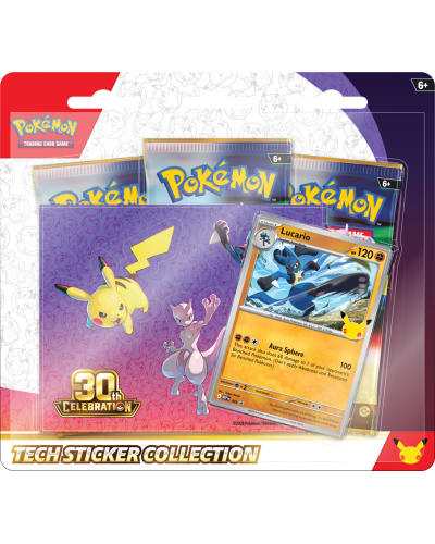 Pokemon TCG 30th Celebration - Tech Sticker Collection - Lucario