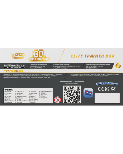 Pokémon TCG 30th Celebration - Elite Trainer Box Pokémon TCG 30th Celebration - Elite Trainer Box