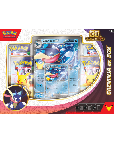 Pokémon TCG 30th Celebration - Ex Box - Greninja ex Pokémon TCG 30th Celebration - Ex Box - Greninja ex