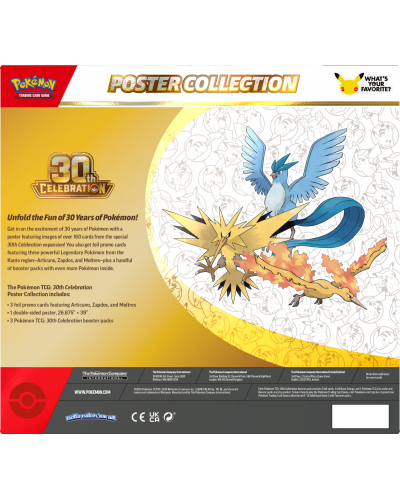 Pokémon TCG 30th Celebration - Poster Collection