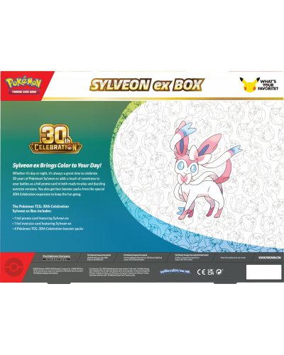 Pokémon TCG 30th Celebration - Ex Box - Sylveon ex Pokémon TCG 30th Celebration - Ex Box - Sylveon ex