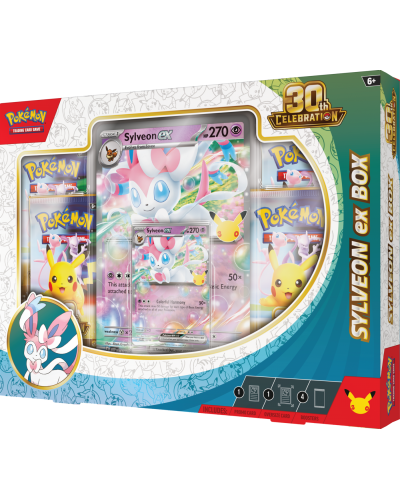 Pokémon TCG 30th Celebration - Ex Box - Sylveon ex Pokémon TCG 30th Celebration - Ex Box - Sylveon ex