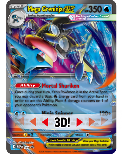 Pokémon TCG Mega Greninja ex Premium Collection Pokémon TCG Mega Greninja ex Premium Collection