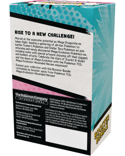 Pokémon TCG Mega Evolution - Ascended Heroes - Booster Bundle Pokémon TCG Mega Evolution - Ascended Heroes - Booster Bundle