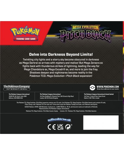 Pokémon TCG Mega Evolution - Pitch Black - Booster Display (36)