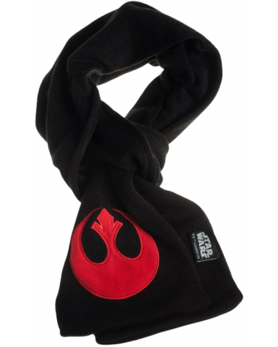Szalik Star Wars Black Red Rebel Alliance Fleece Logo