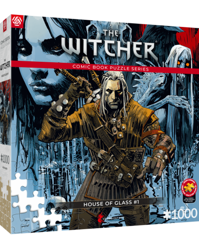 Puzzle Comic Book The Witcher House of Glass 1000 elementów + worek *Nowość