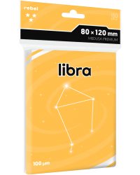 Koszulki na karty Rebel (80x120 mm) Libra Medusa Premium 100 sztuk Koszulki na karty Rebel (80x120 mm) Libra Medusa Premium 100 sztuk