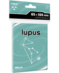 Koszulki na karty Rebel (65x100 mm) Lupus Griffin Premium 100 sztuk Koszulki na karty Rebel (65x100 mm) Lupus Griffin Premium 100 sztuk