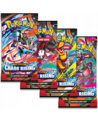 POKÉMON TCG: MEGA EVOLUTION - CHAOS RISING - BOOSTER BOX Display (36) POKÉMON TCG: MEGA EVOLUTION - CHAOS RISING - BOOSTER BOX Display (36)