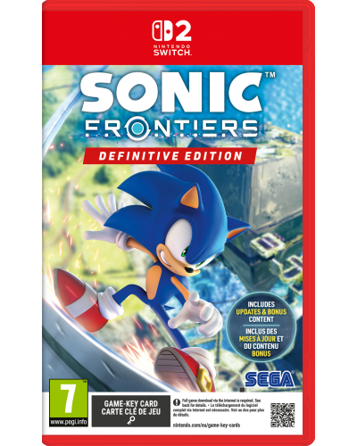 Sonic Frontiers Definitive Edition Nintendo Switch 2