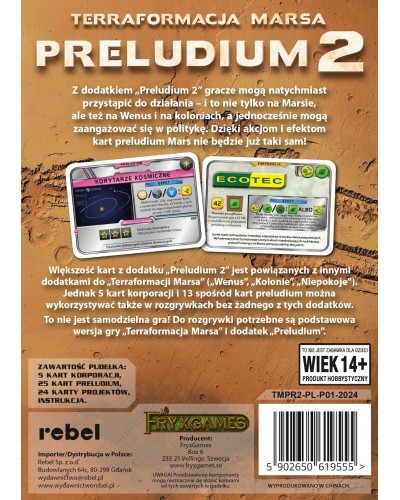 Terraformacja Marsa Preludium 2